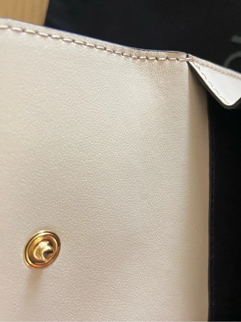 Fendi Roma Beige Bifold Wallet w/ Snap Closure, RFID Blocking, Logo